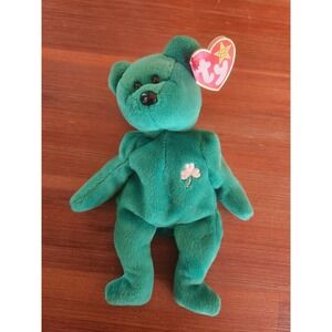 Erin the Bear RARE Ty beanie baby 1997 WITH ERRORS 8.5"